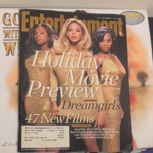 DREAMGIRLS BEYONCE Holiday Movie Preview Entertainment Weekly Magazine Nov 2006